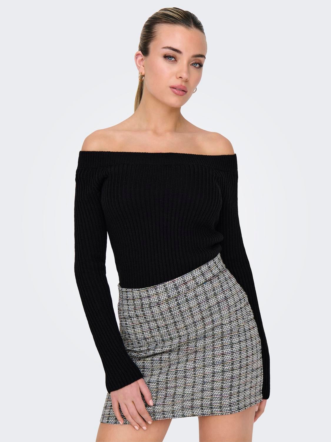 JDYLEMON Strickpullover Black