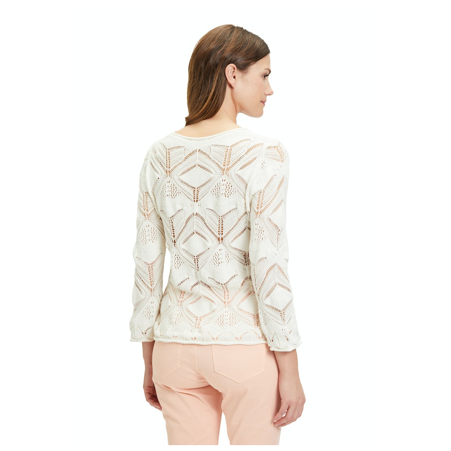 Cartoon Strickpullover Kurz 1/1 Arm