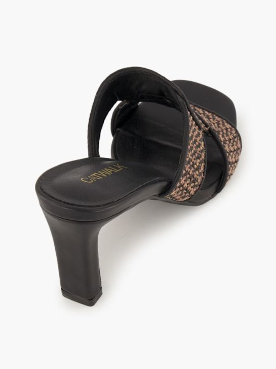 Catwalk Pantolette Schwarz