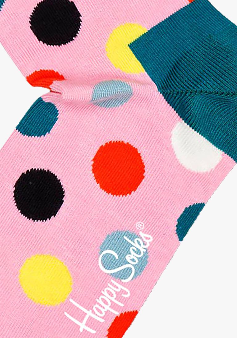 HAPPY SOCKS roze happy socks sokken big dot