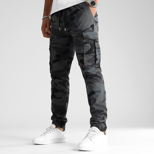 Pantalon Cargo Regular Fit 3054 Gris Anthracite Camouflage