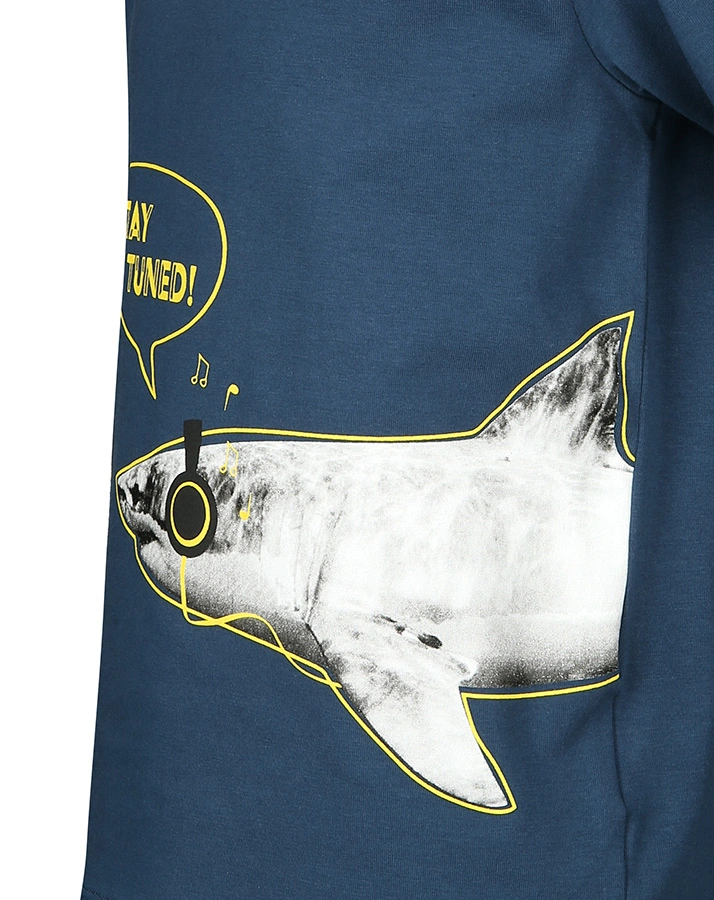 T-Shirt COOL SHARK in dunkelblau