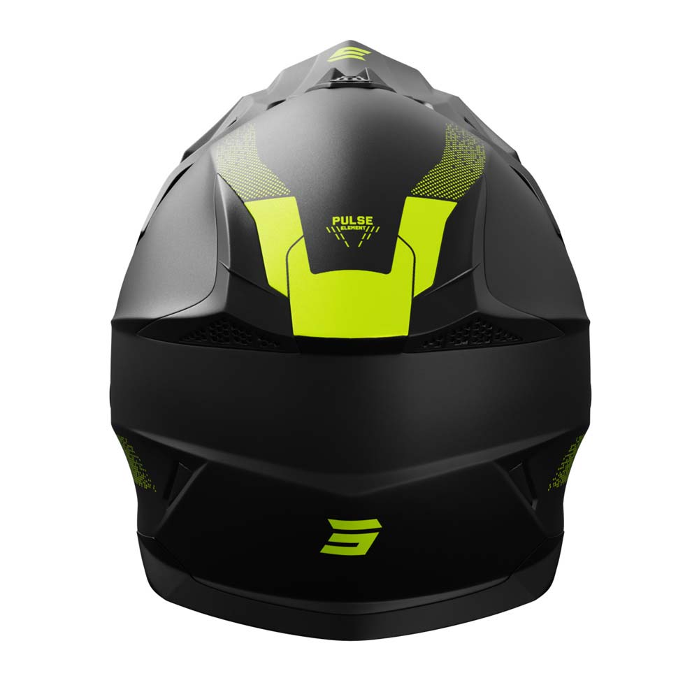 Shot - Casque Pulse Element Noir / Jaune fluo / Mat