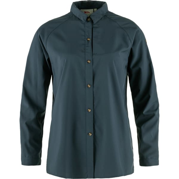 Chemise randonnée FJALLRAVEN ABISKO HIKE SHIRT W NAVY