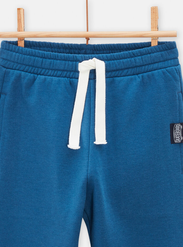 Jogging bleu de chine pour garçon