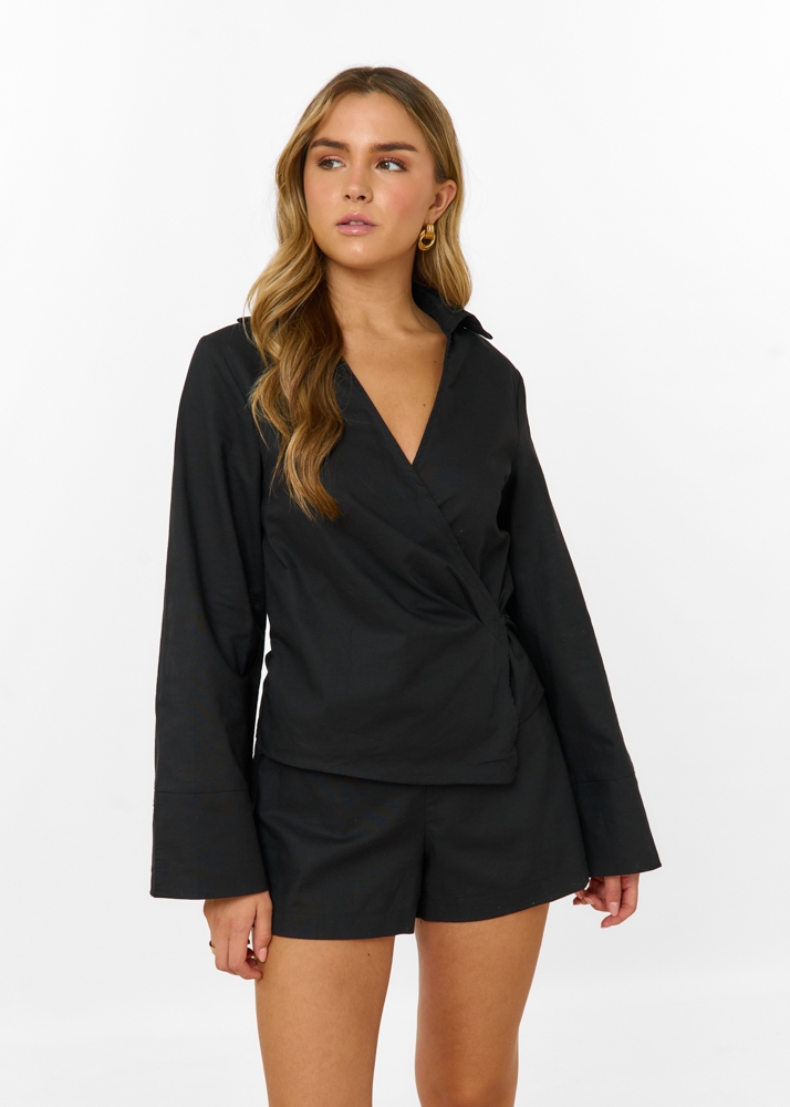 Lynn blouse zwart