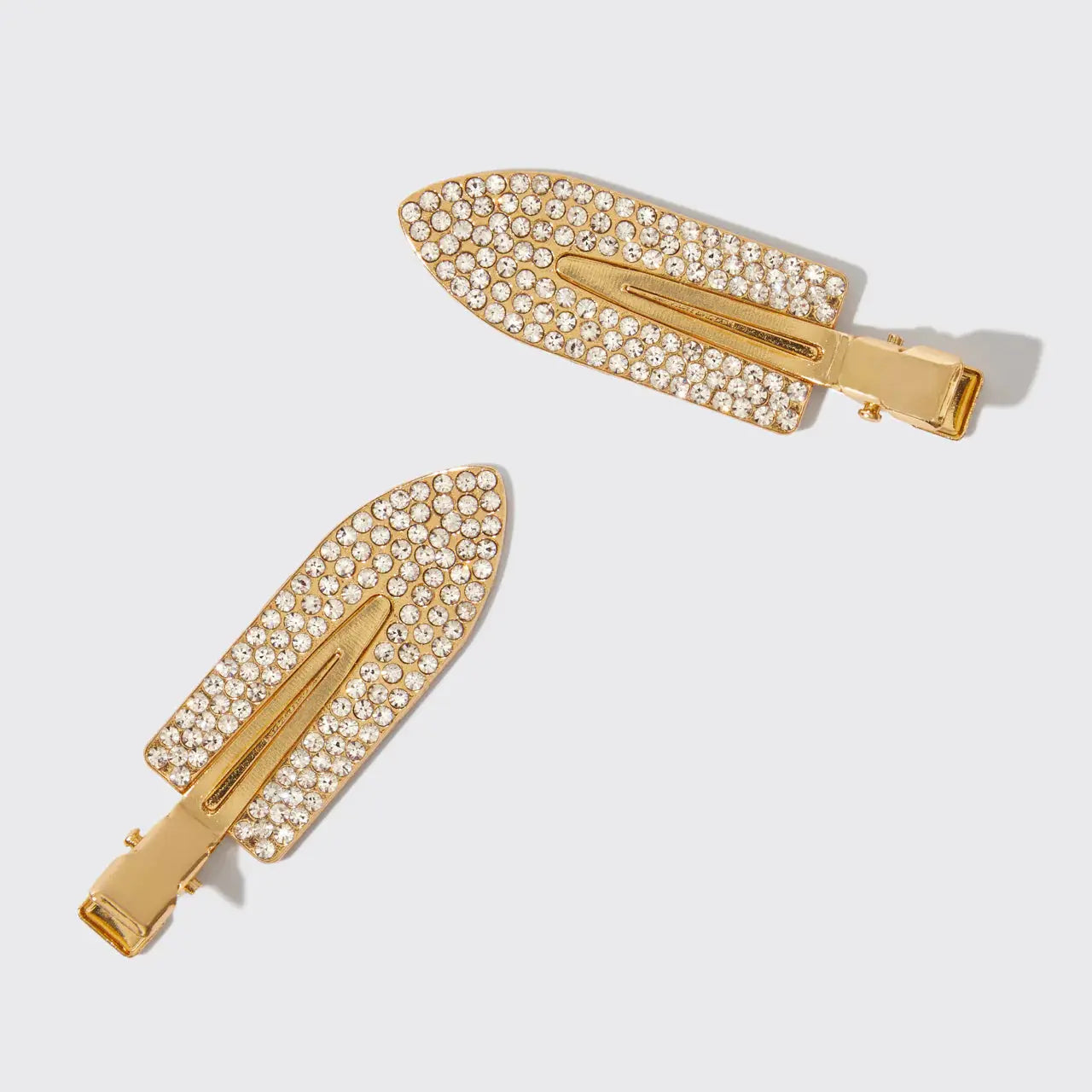Gift of Glam Creaseless Clips 2 Piece Set Rhinestone