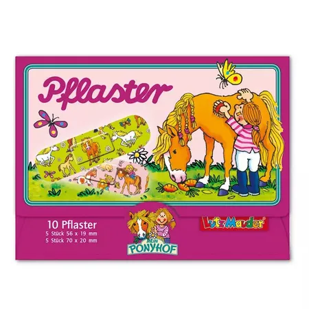 Lutz Mauder Pflasterbriefchen Mein Ponyhof, 10er Packung