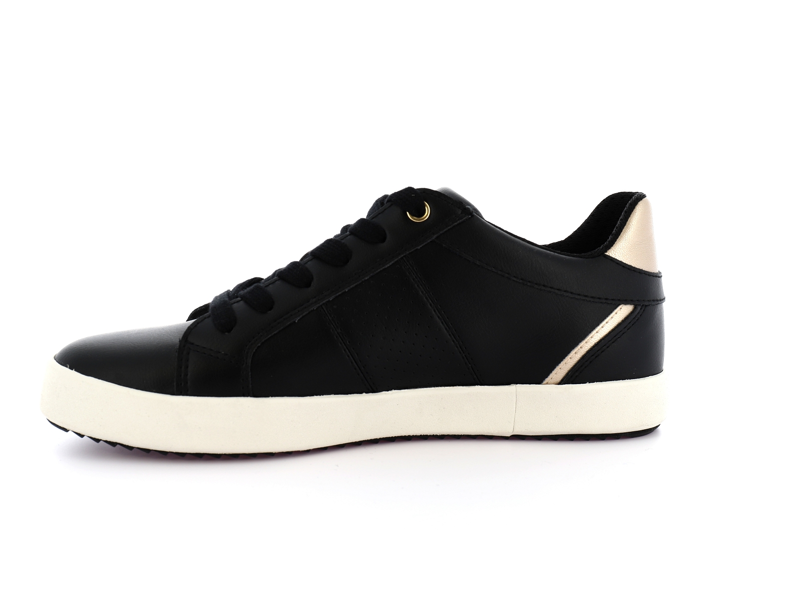 Geox-D BLOMIEE D366HE Synthétique Noir Or