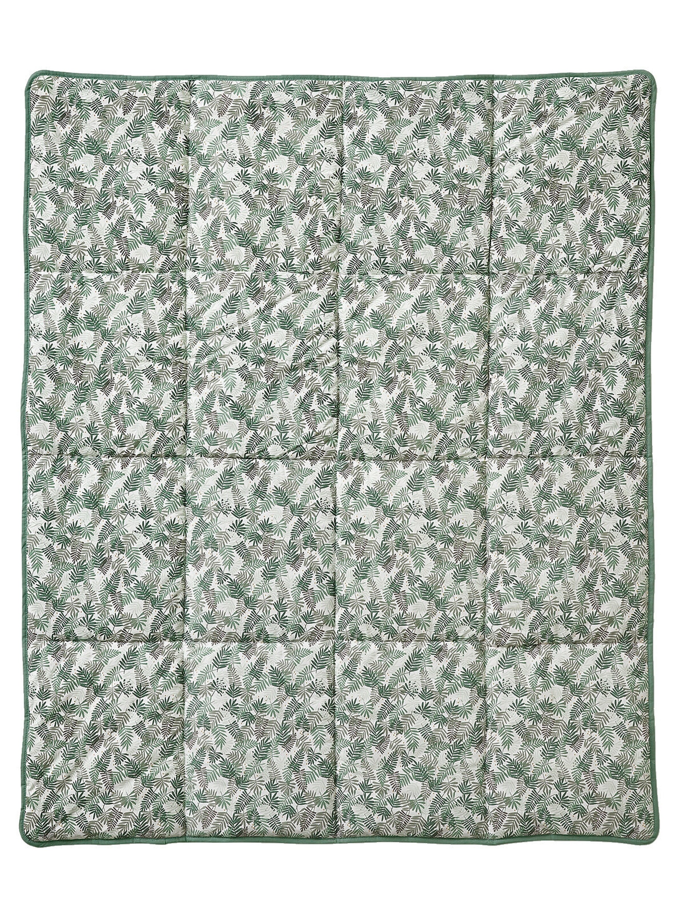 Vertbaudet Baby Spieldecke/ Laufstalleinlage PANDAFREUNDE, Patchwork-Design mehrfarbig