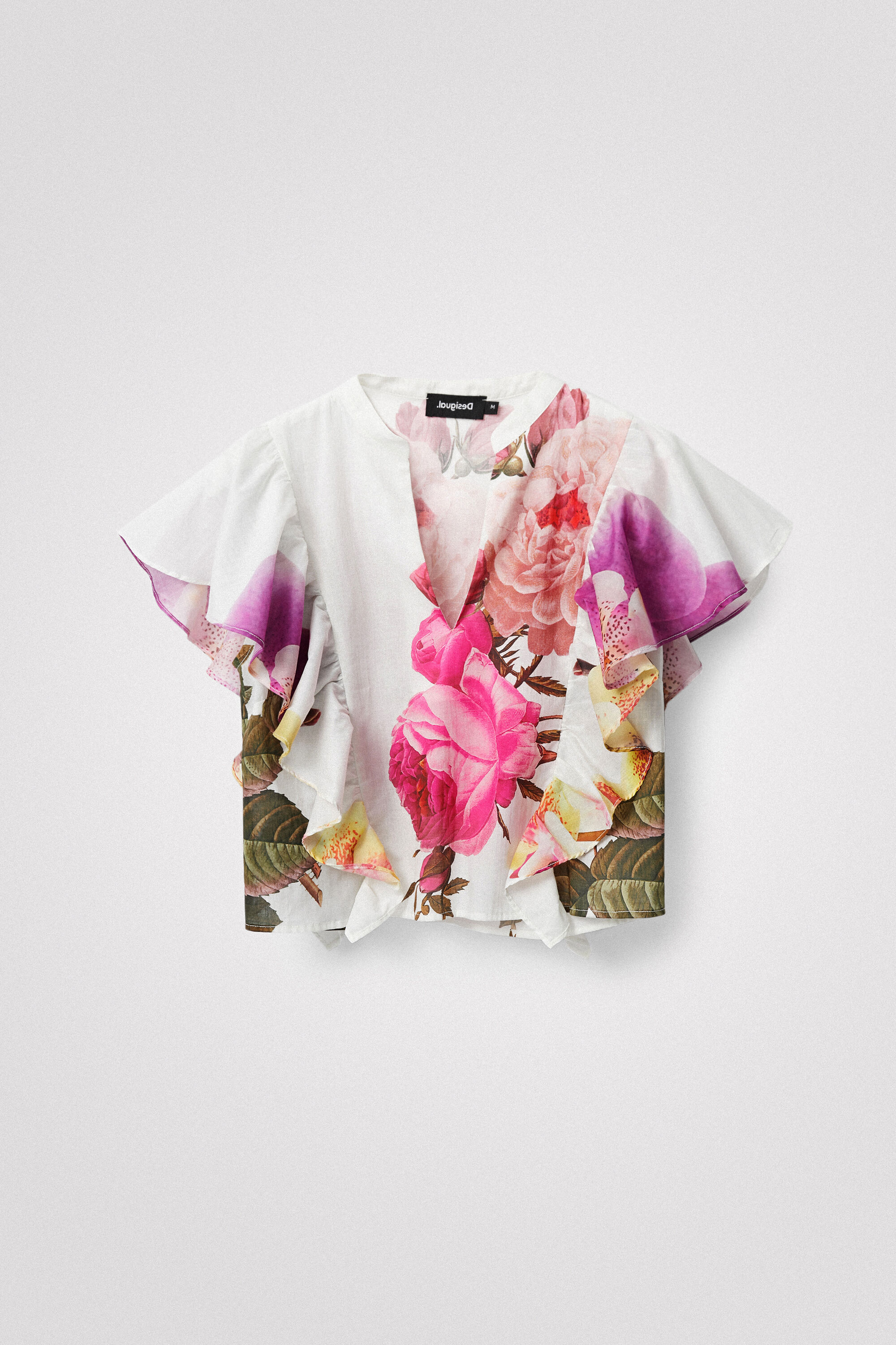 Blouse à fleurs M. Christian Lacroix