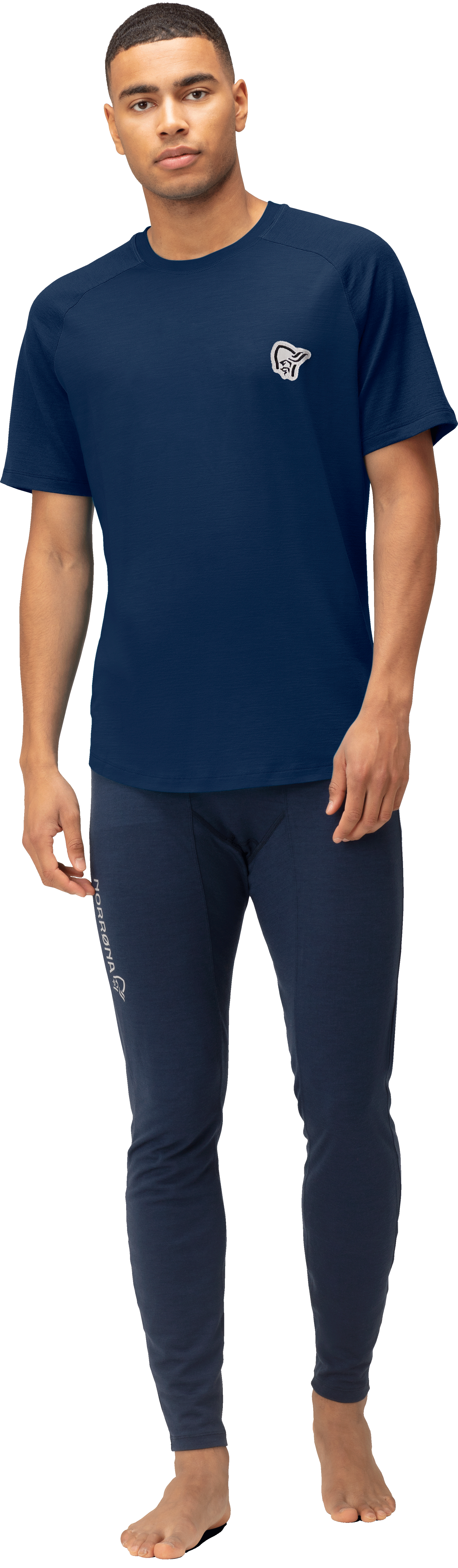 Norrøna Men's Femund pureUll T-Shirt Indigo Night