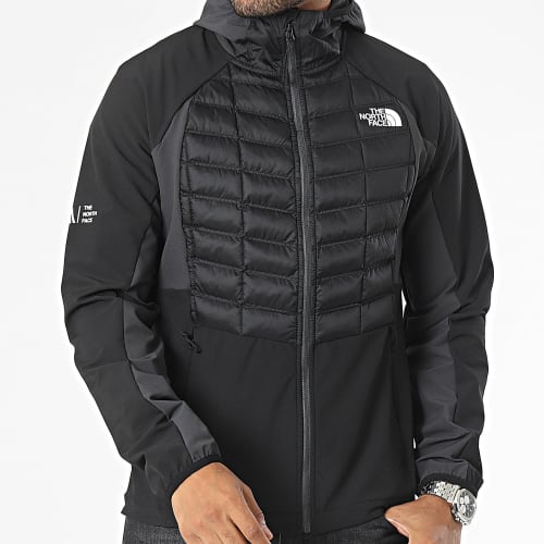Sweat Capuche Zippé Lab Hybrid Noir