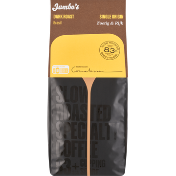Jumbo's Koffiebonen Dark Roast Brasil Zoetig & Rijk 1 kg