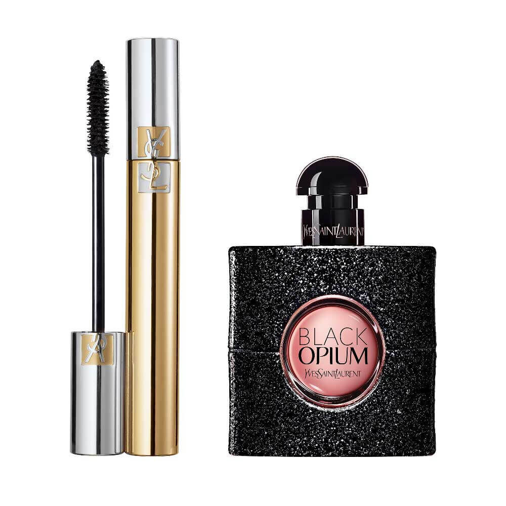 DUO BLACK OPIUM EAU DE PARFUM & MASCARA VOLUME EFFET FAUX CILS  ROUTINE BEAUTÉ EXCLUSIVE