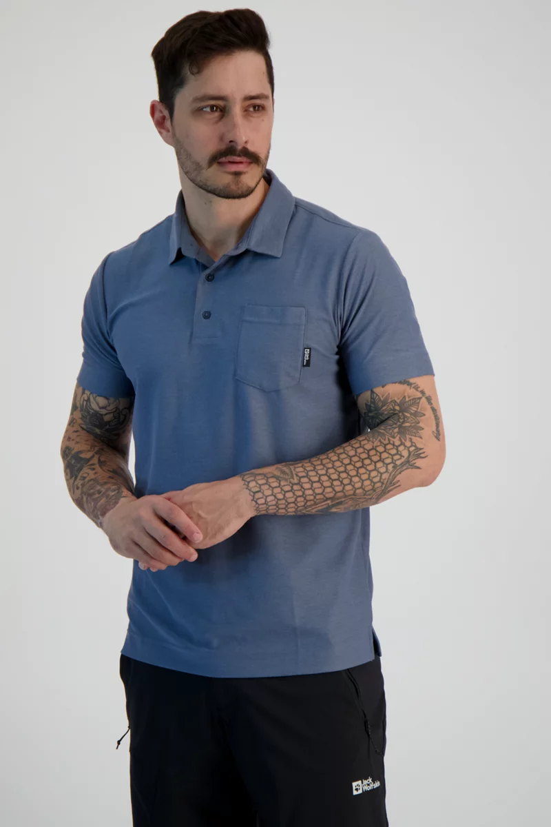 Jack Wolfskin Terral Herren Poloshort
