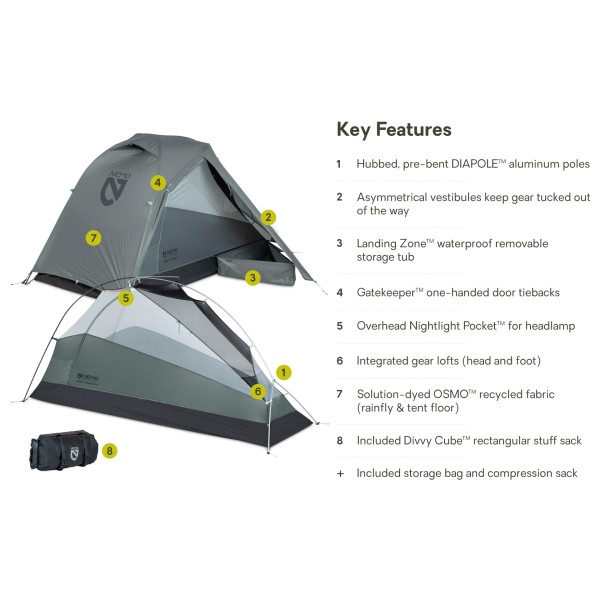 Nemo - Dragonfly Osmo Bikepack 1P - Tente 1 place