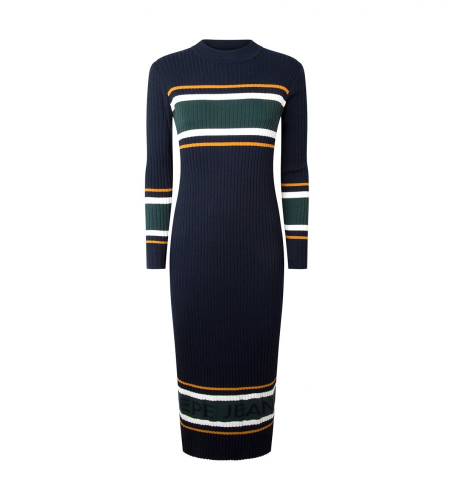 Vestido Evelina azul-marinho da Pepe Jeans