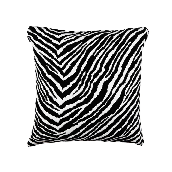 Artek - Zebra Kissenbezug, gewebte Wolle, 40 x 40 cm, schwarz / weiss