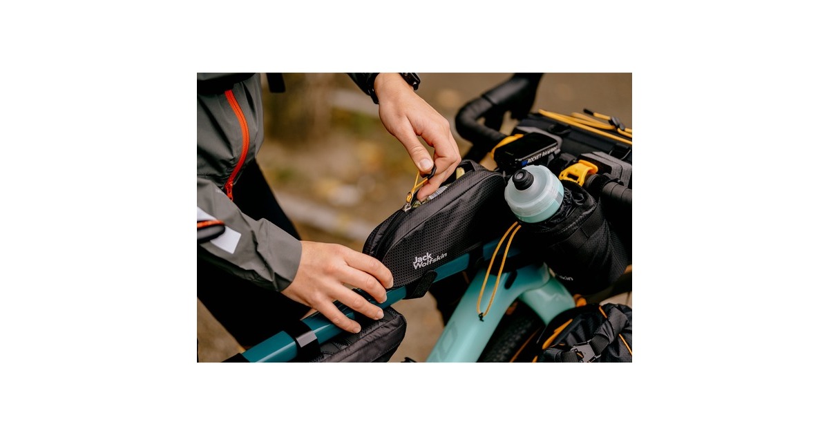 Jack WolfskinMorobbia Tube Bag fietsmand/-tas  (Zwart, 0,7 liter)