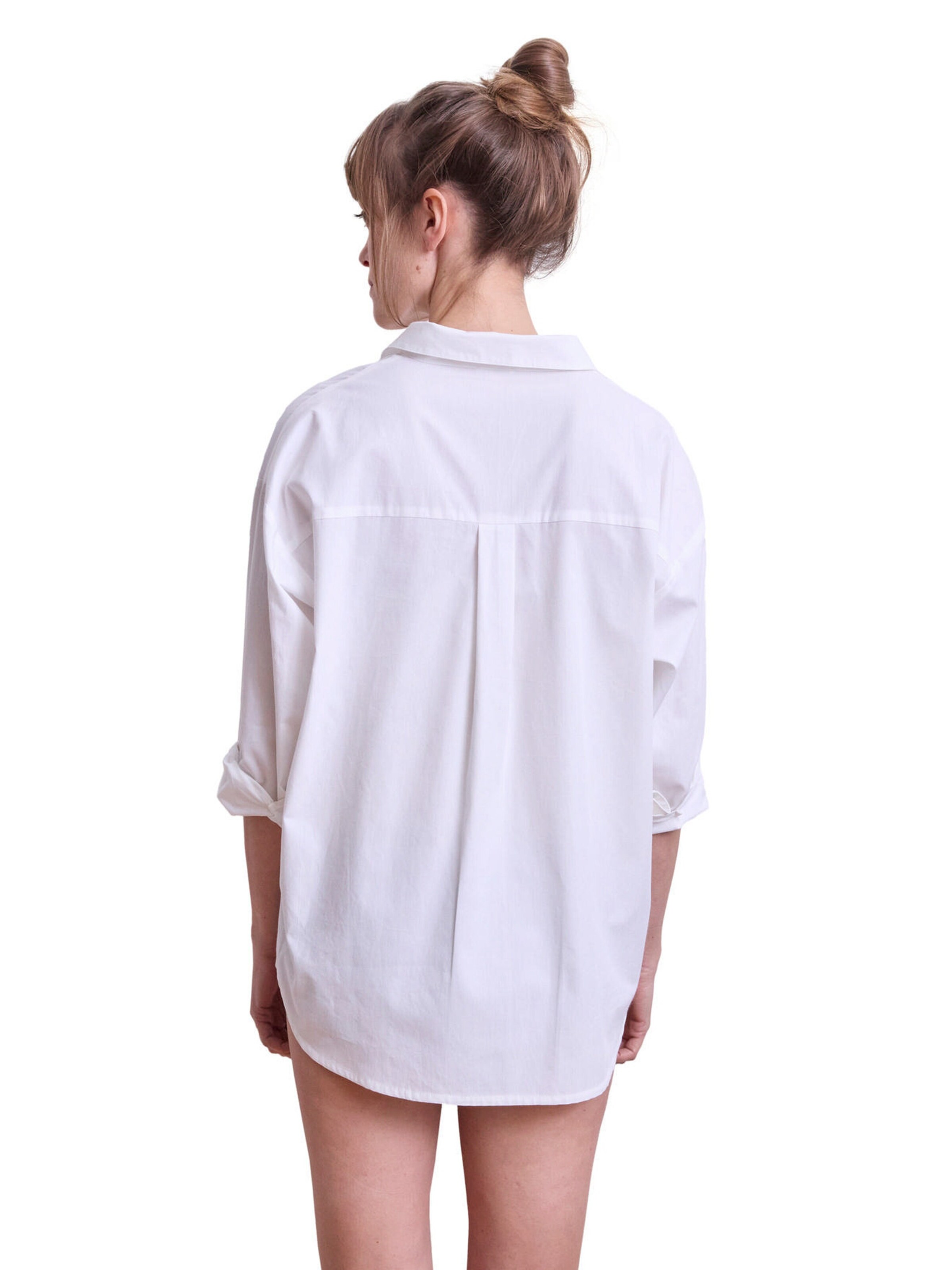 Vertbaudet Bluse für Schwangerschaft & Stillzeit weiß