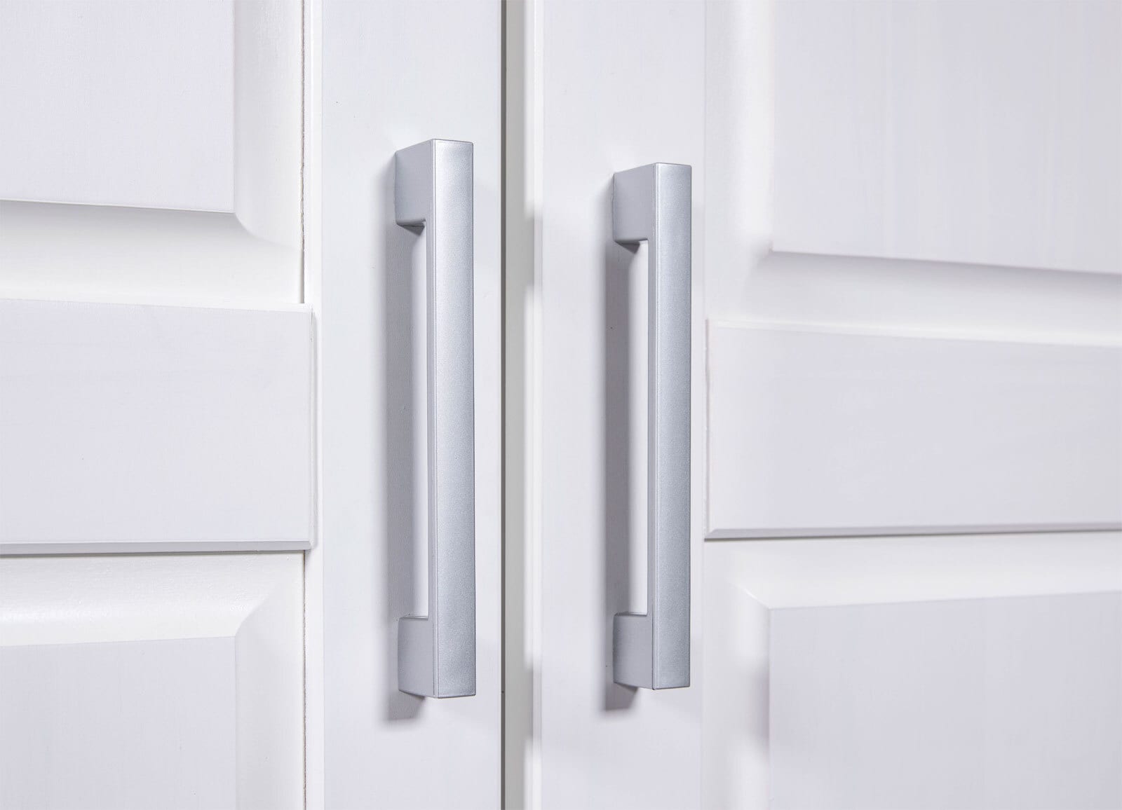 Drehtürenschrank LEONARD 95 x 190 cm weiß