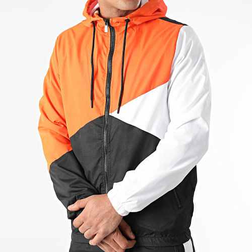 Ensemble De Survêtement TX-688 Noir Orange Blanc