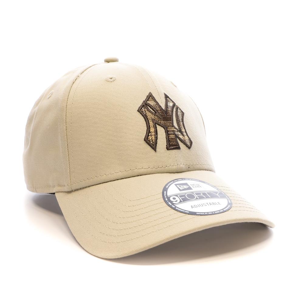 New Era Casquette Beige/Marron Homme New Era Check