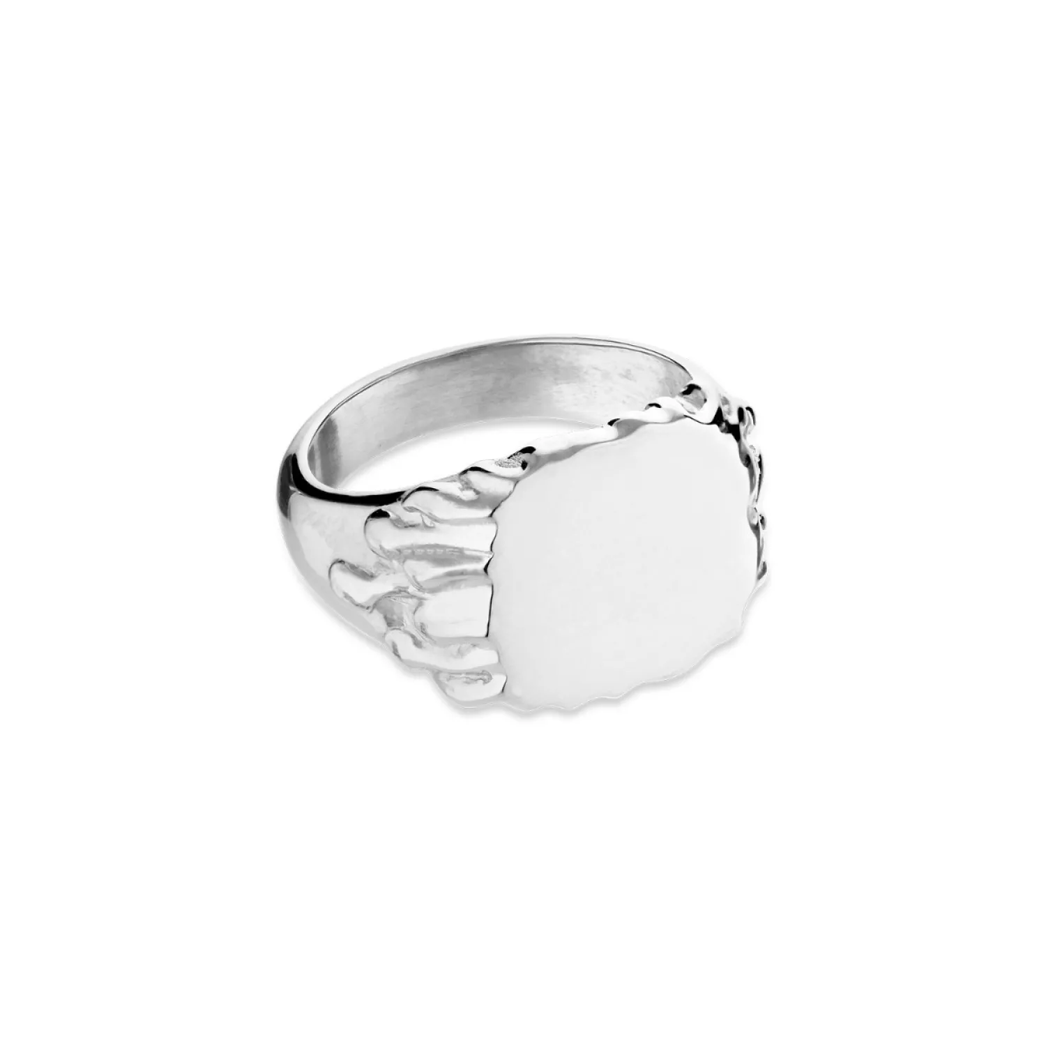 Jane Kønig Drippy Signet Ring Sølv DSR-AW22-S