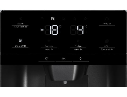 BOSCH - Réfrigérateur américain KAD93AIDP, Total No Frost