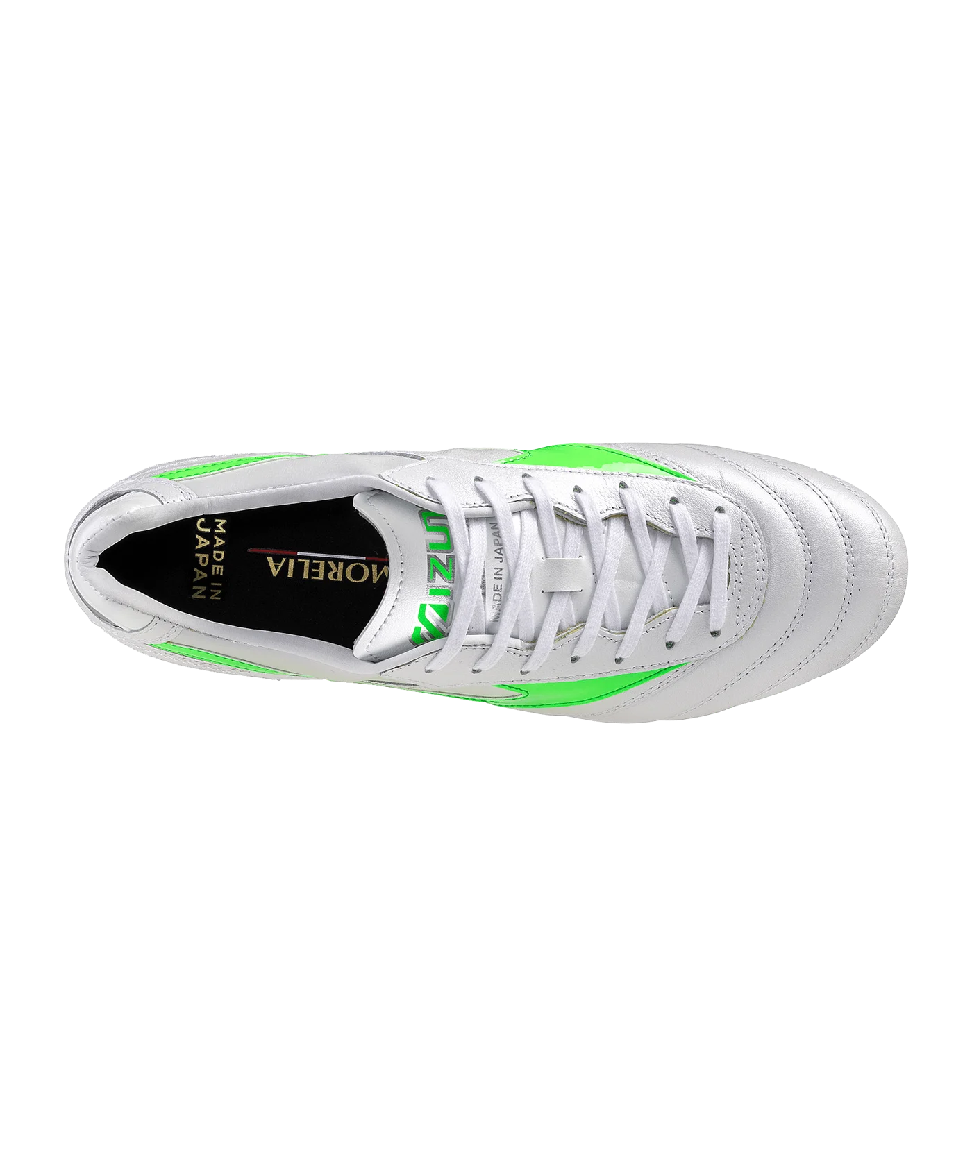 Mizuno Morelia II Made in Japan FG Frontier Weiss Grün F37