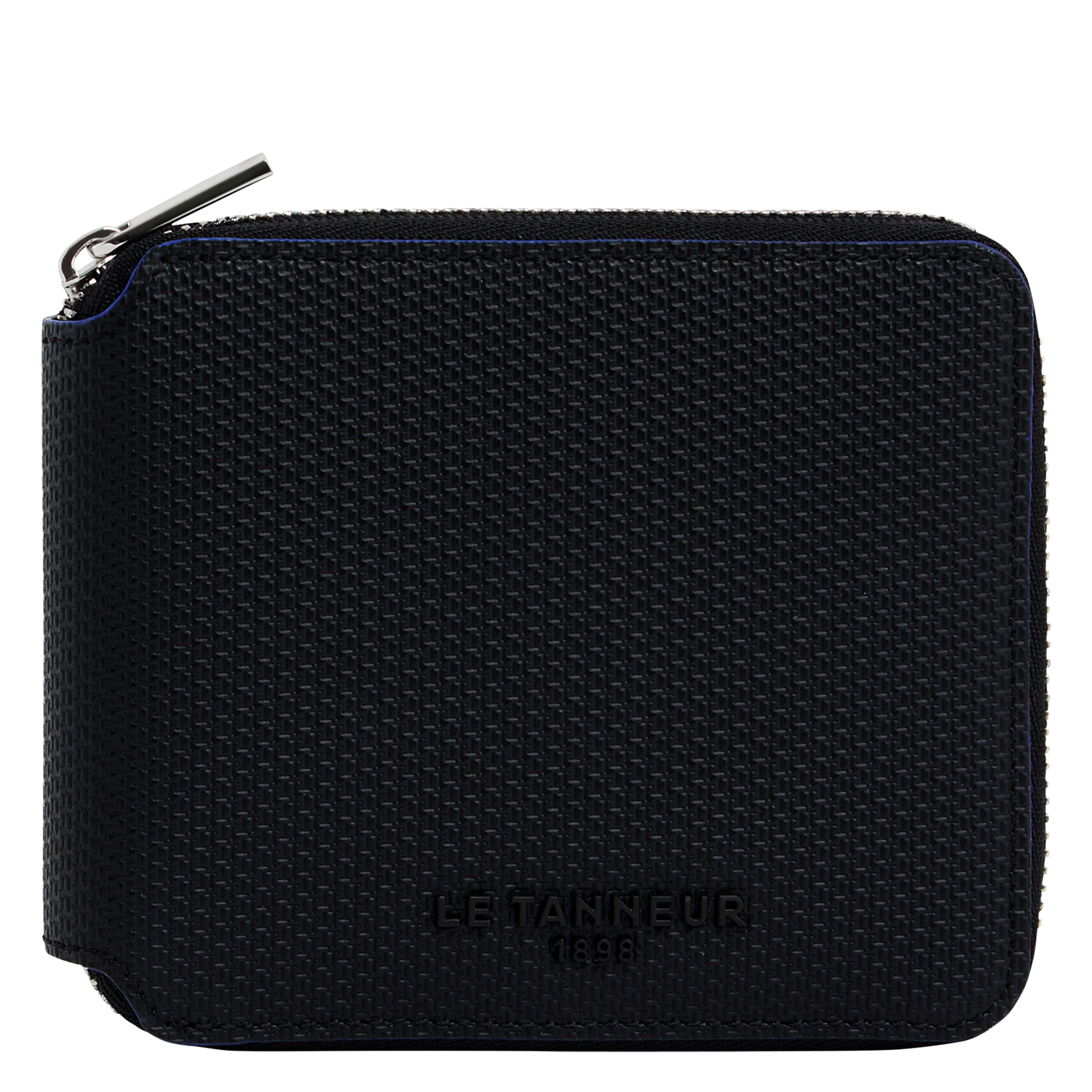 EMILE - Porte-monnaie en cuir monogramme | Noir