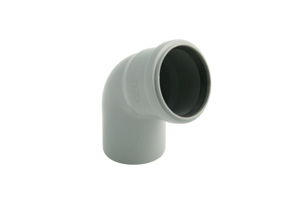 BØYNING MARLEY PP GRÅ 32 MM 67°