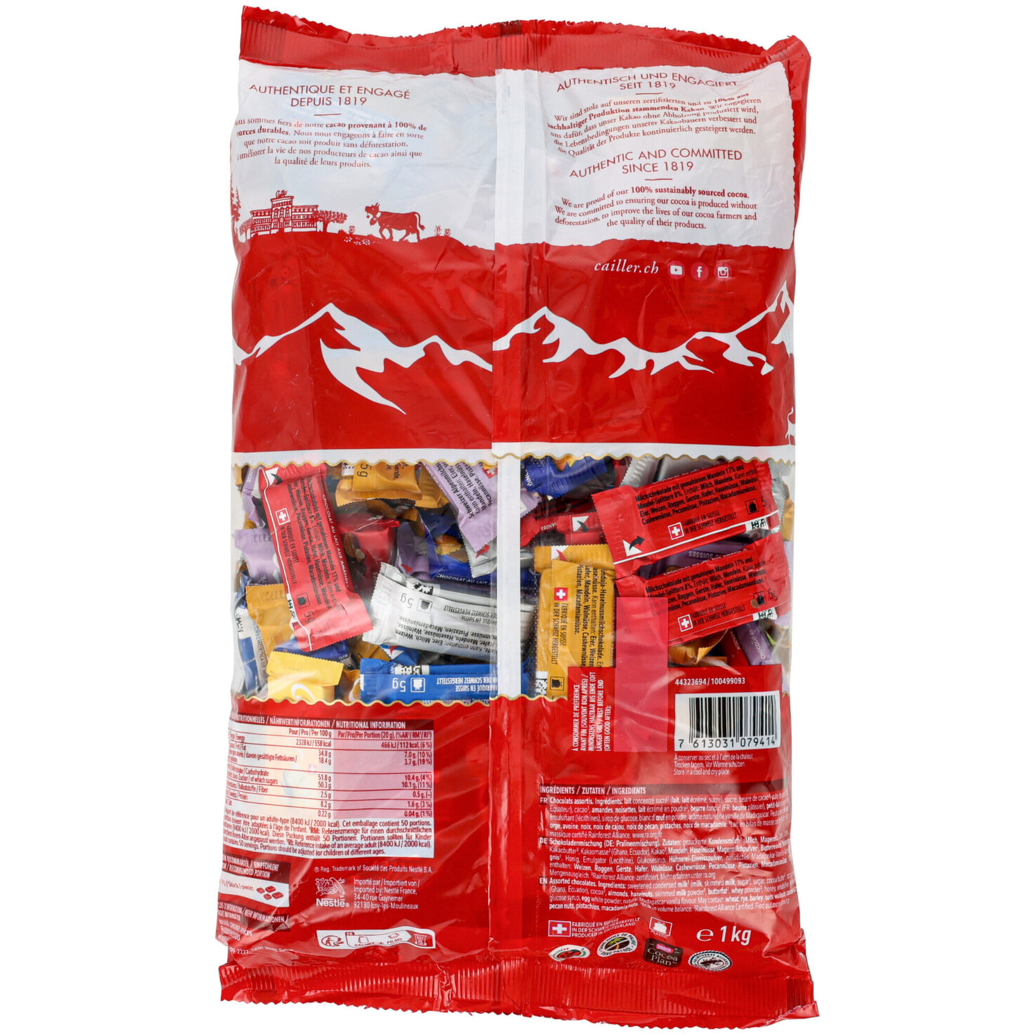 Cailler Napolitains Mischung