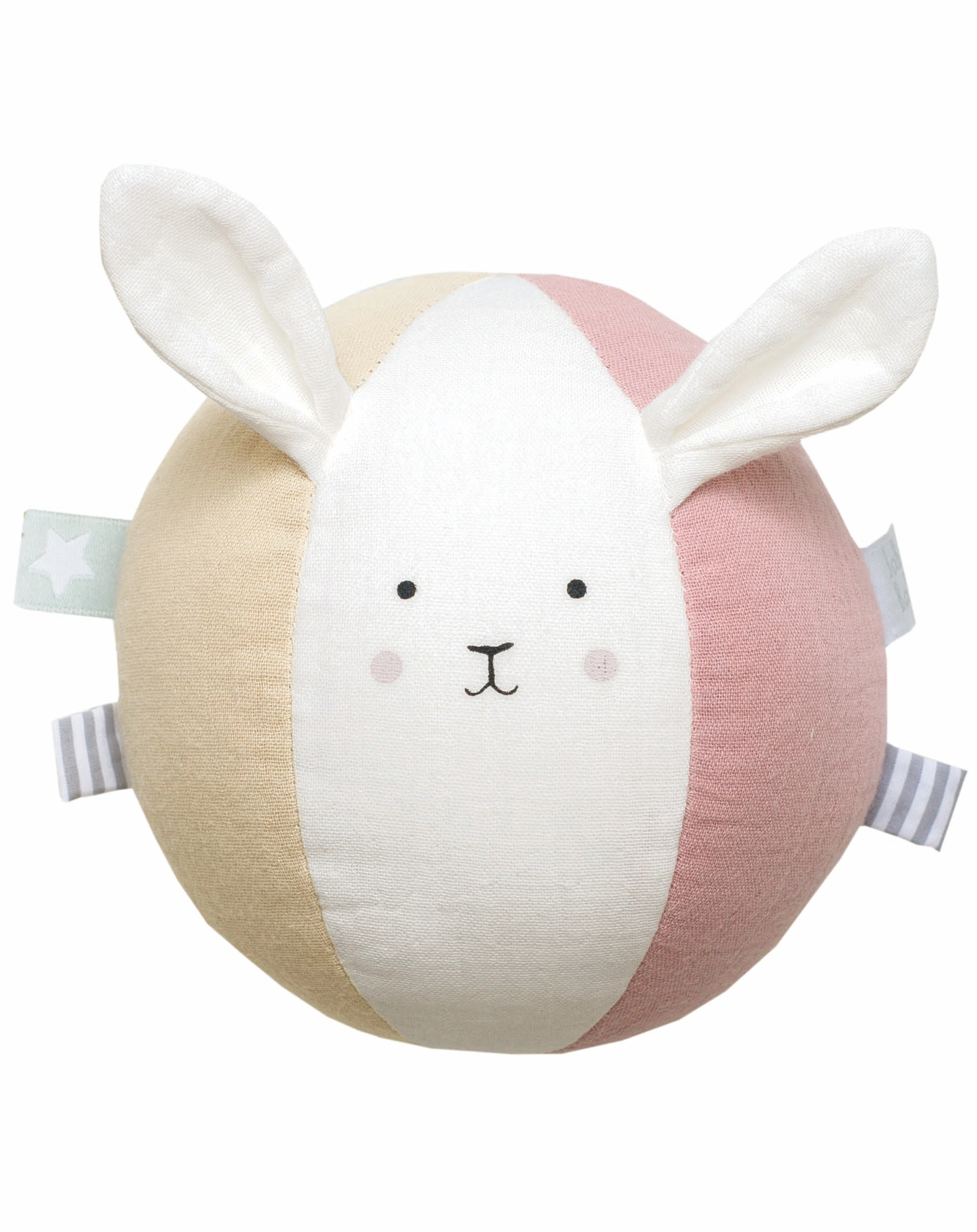 Stoffball TEDDY & BUNNY (Ø15 cm) in bunt