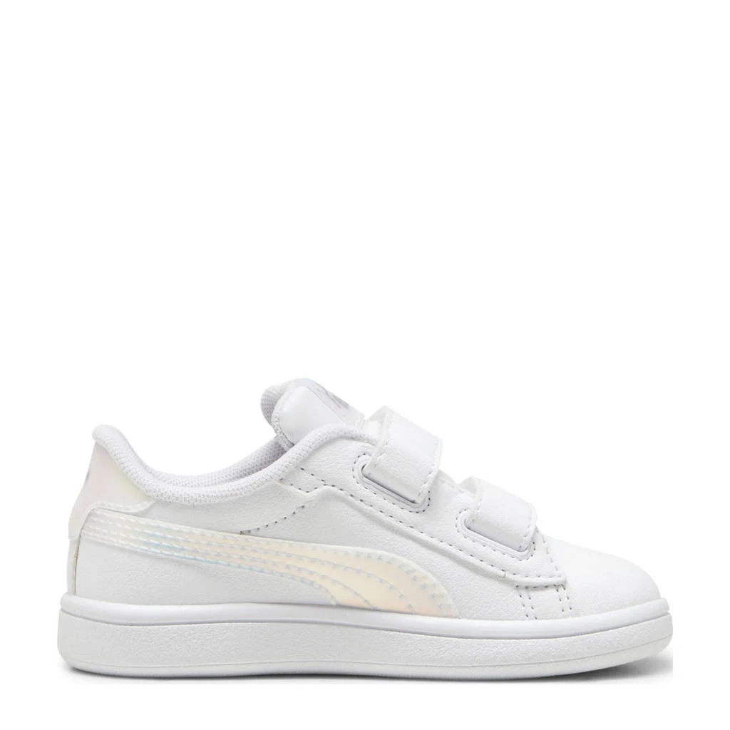 Puma Smash 3.0 Holosneakers wit/lila/zilver