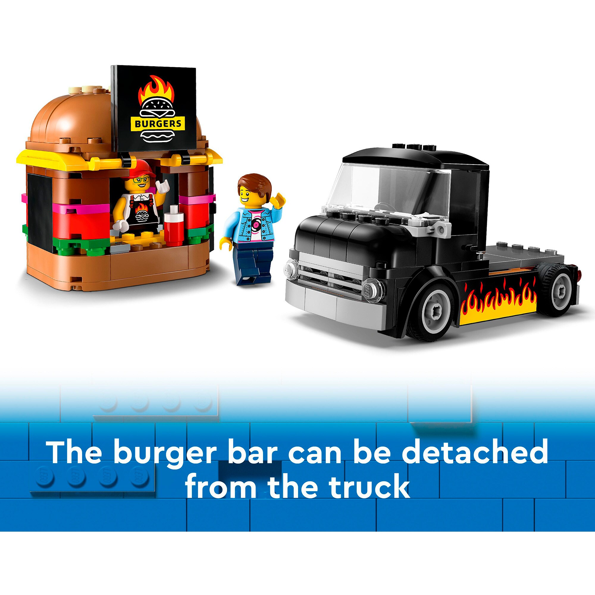 LEGO Konstruktionsspielzeug City Burger-Truck