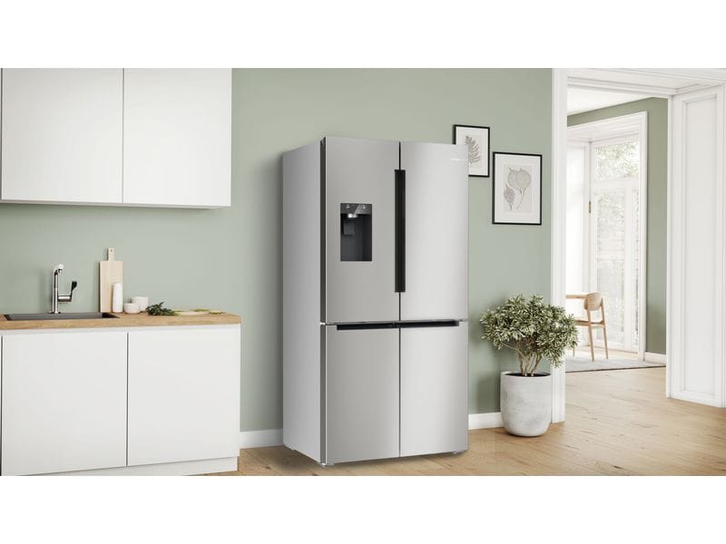 Bosch Foodcenter KFI96APEA Silber Side by Side Kühl- und Gefrierteil
