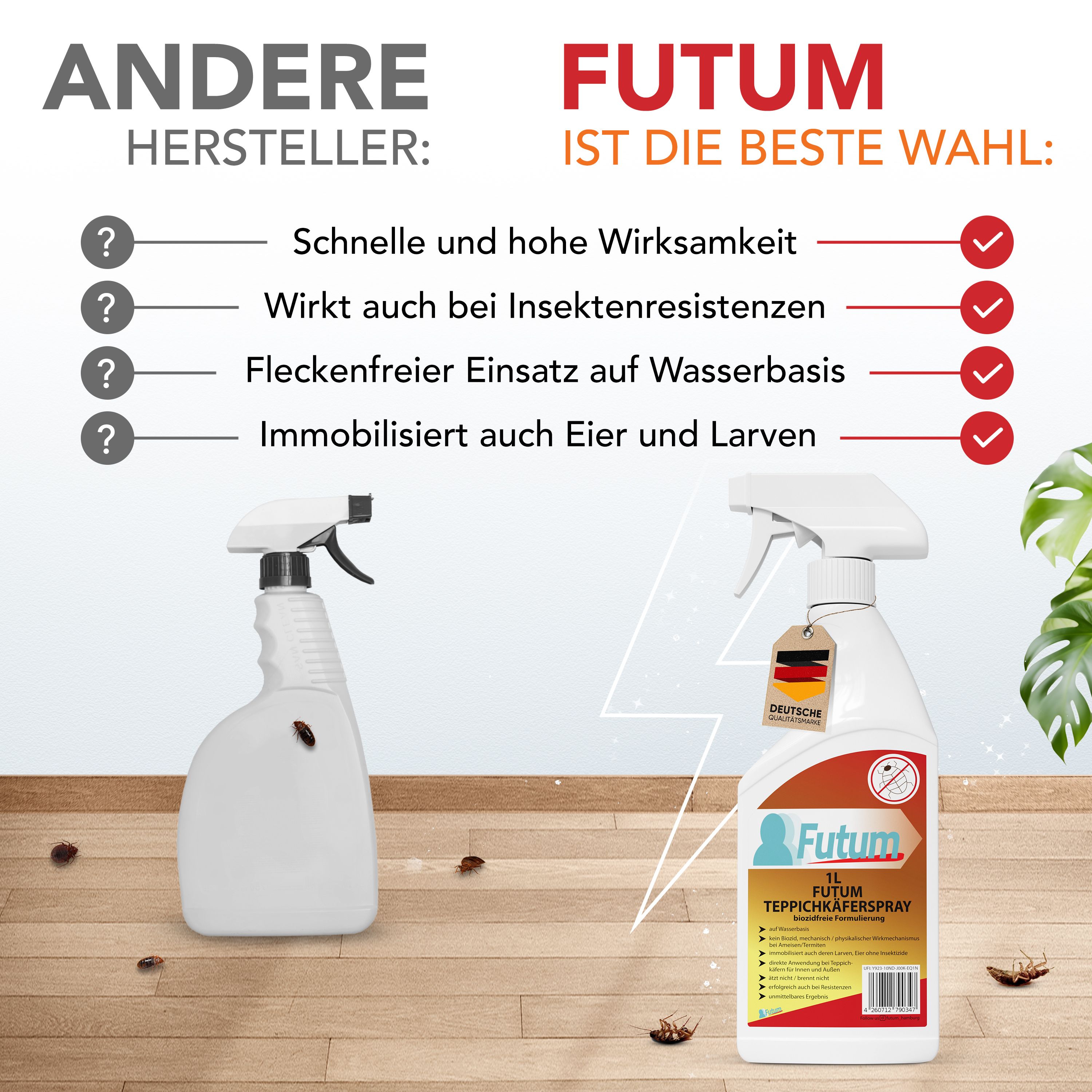 FUTUM 1L Teppichkäferspray