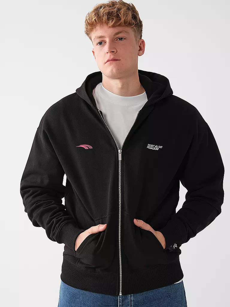 PEGADOR Sweatjacke CLAYTON  schwarz
