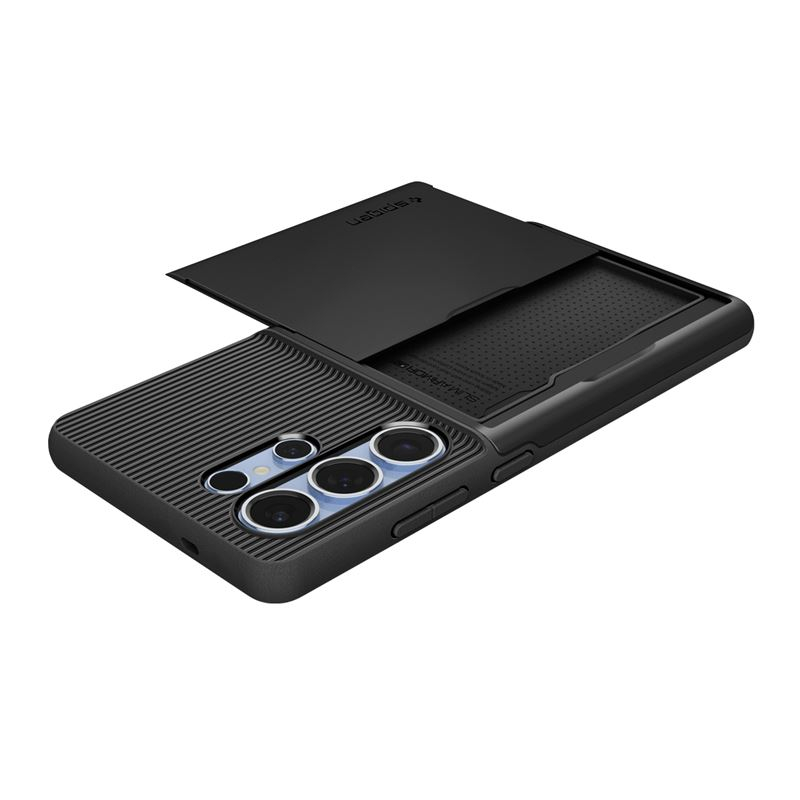Samsung Galaxy S25 Ultra Slim Armor CS Case Hülle   Kartenfach (ACS08967) - Schwarz