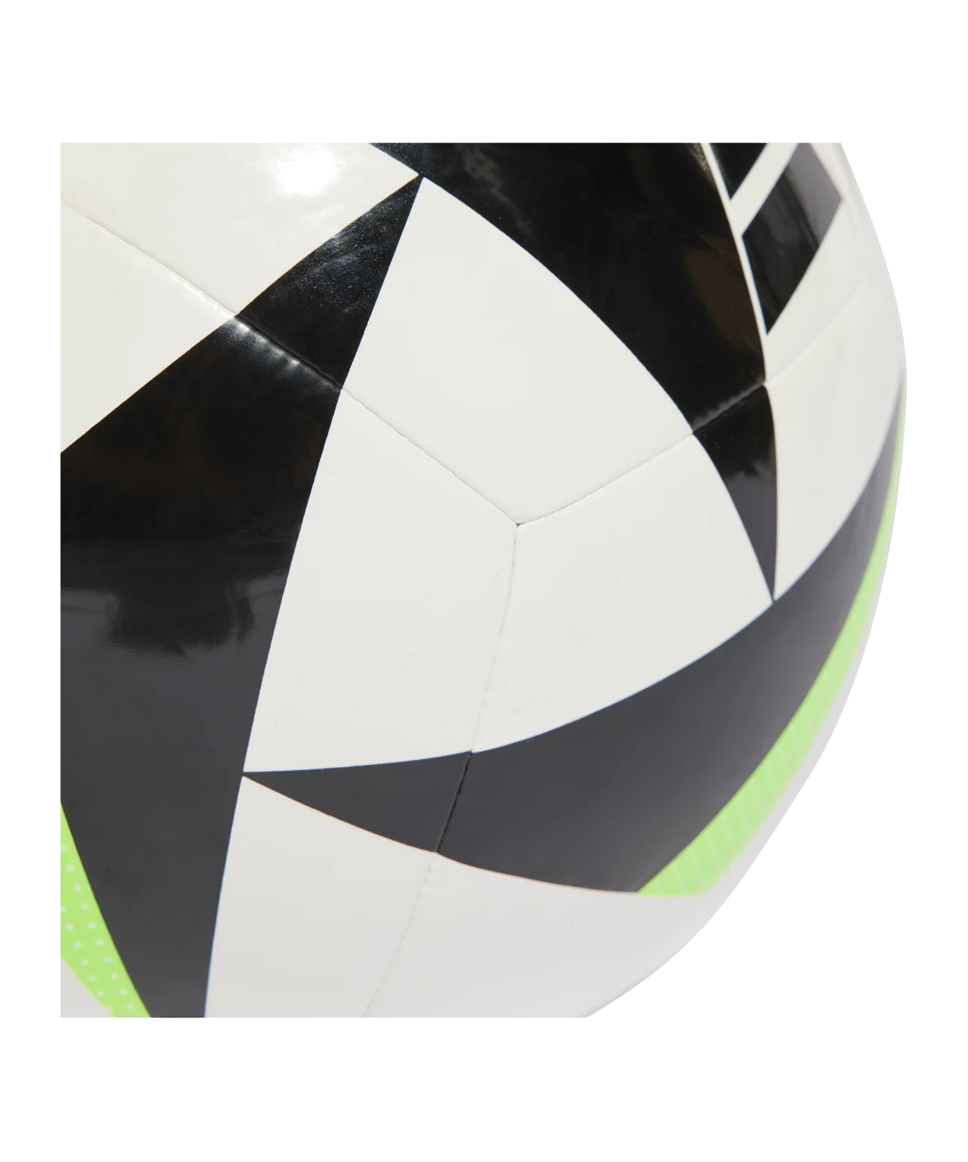 adidas Fussballliebe Club Trainingsball EM 2024 Weiss Schwarz Grün