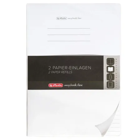 Herlitz Refill Flex A4 liniert My Book 2 x 40 Blatt