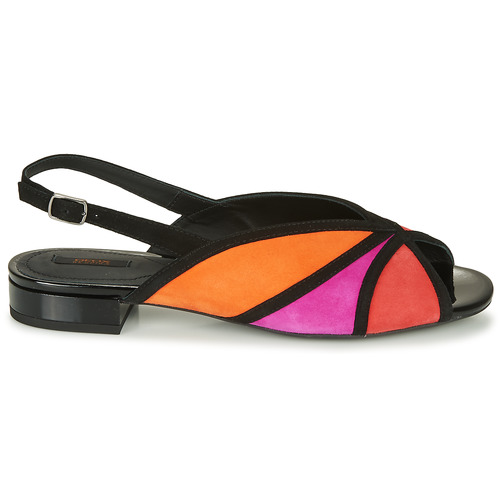Geox - D WISTREY SANDALO - Noir / Rouge / Rose