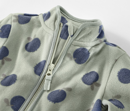 Kinder-Fleecejacke, Blaubeere