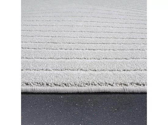 Elliott I - Tapis contemporain de forme organique - Écru - 160x230cm