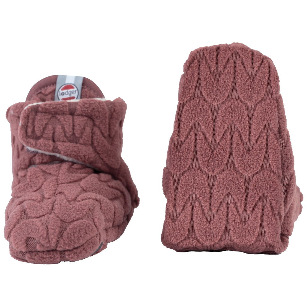 LodgerLodger   Fleece Babyschuhe Empire rosewood 3-6M