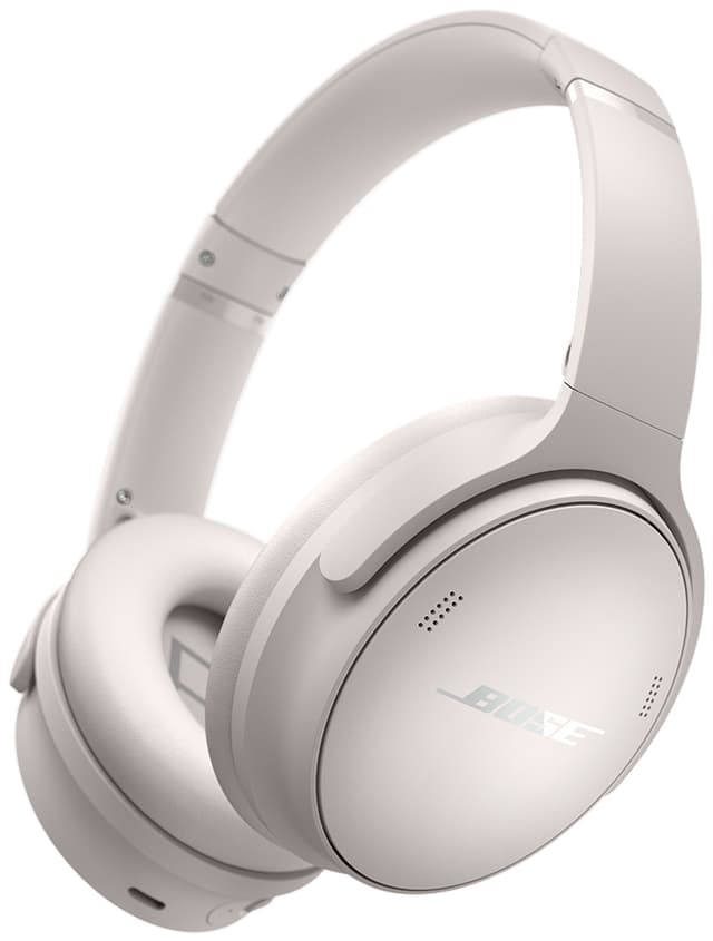 Bose QuietComfort trådløse around-ear høretelefoner (hvid røg)