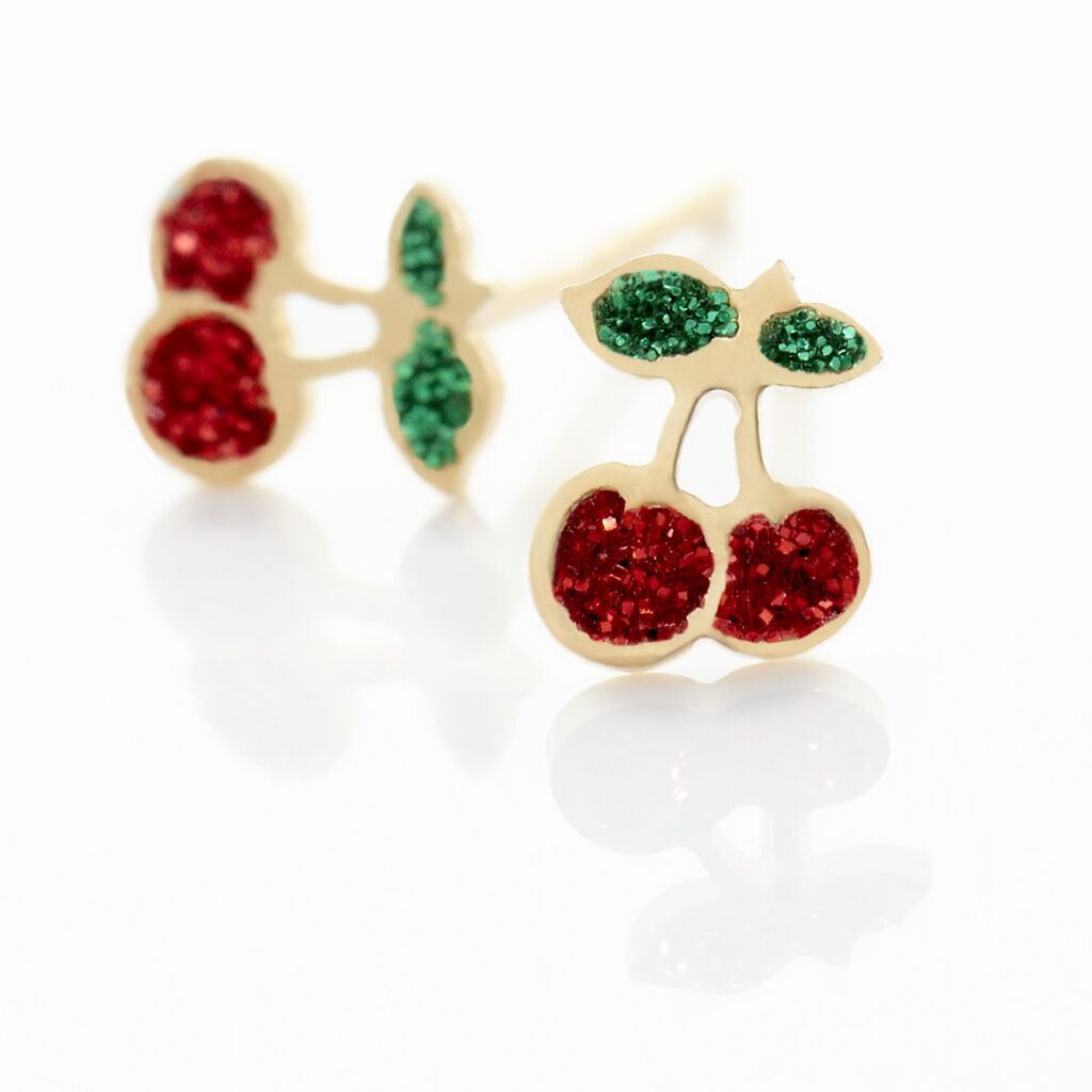 Boucles D'oreilles Puces Or Jaune Segonde