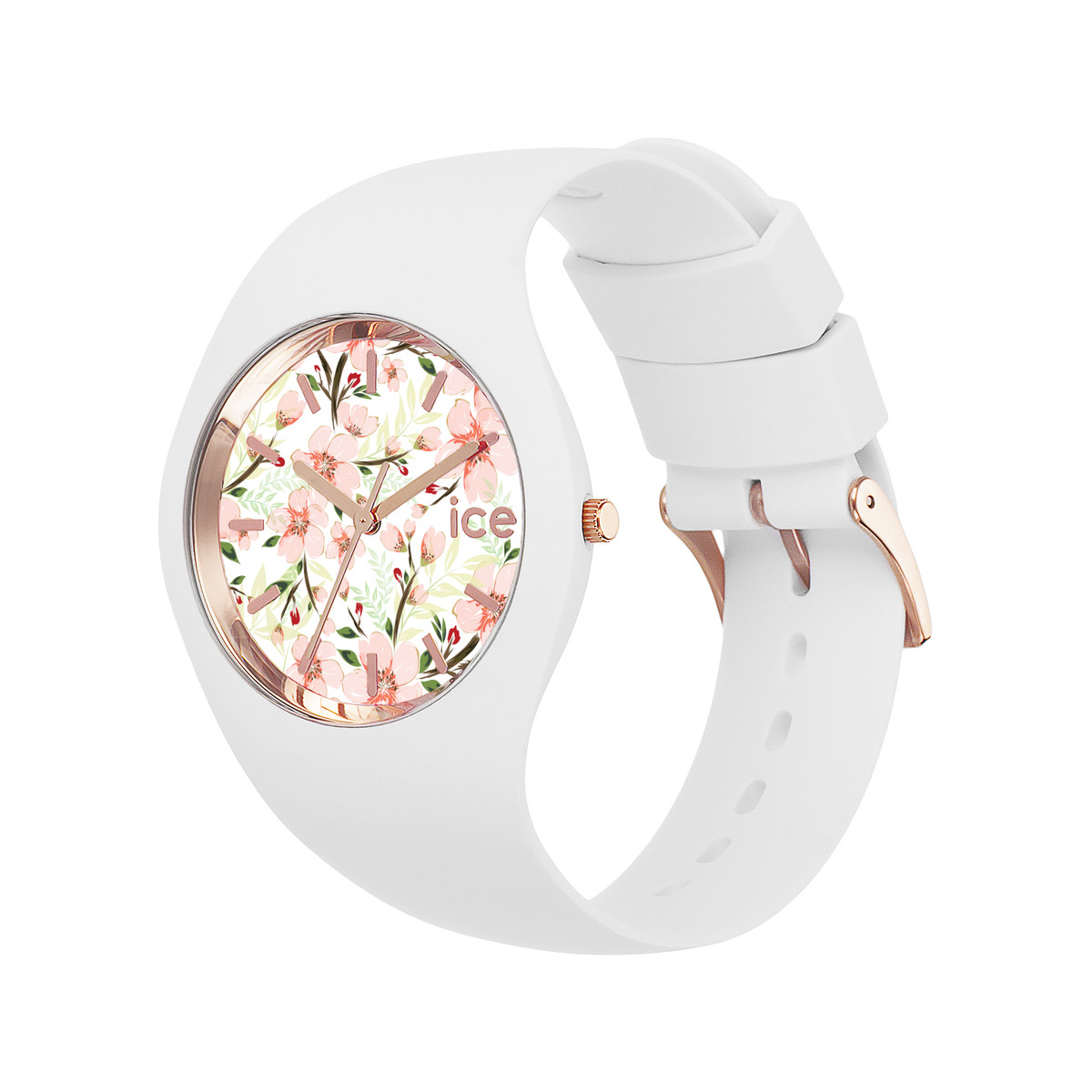 Montre Ice Watch femme bracelet silicone blanc